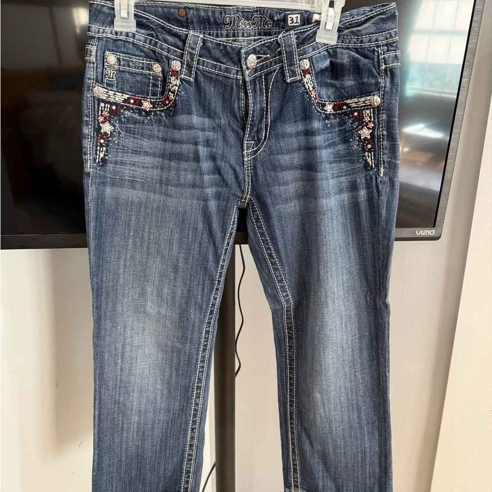 Miss Me Classic Denim Jeans - Picture 4 of 5